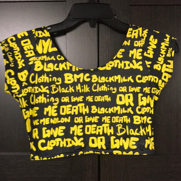 Black Milk Swim Crop - Picture 2 of 2